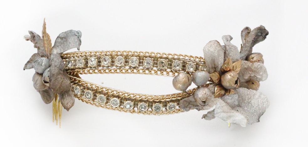 Peineta Celeste - Tocado de Alta Ceremonia CEYLAN