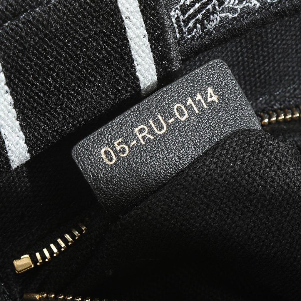 Women's Paris Map Embroidered Book Tote – Black