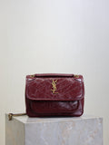 Women's Niki Medium Shoulder Bag – Burgundy