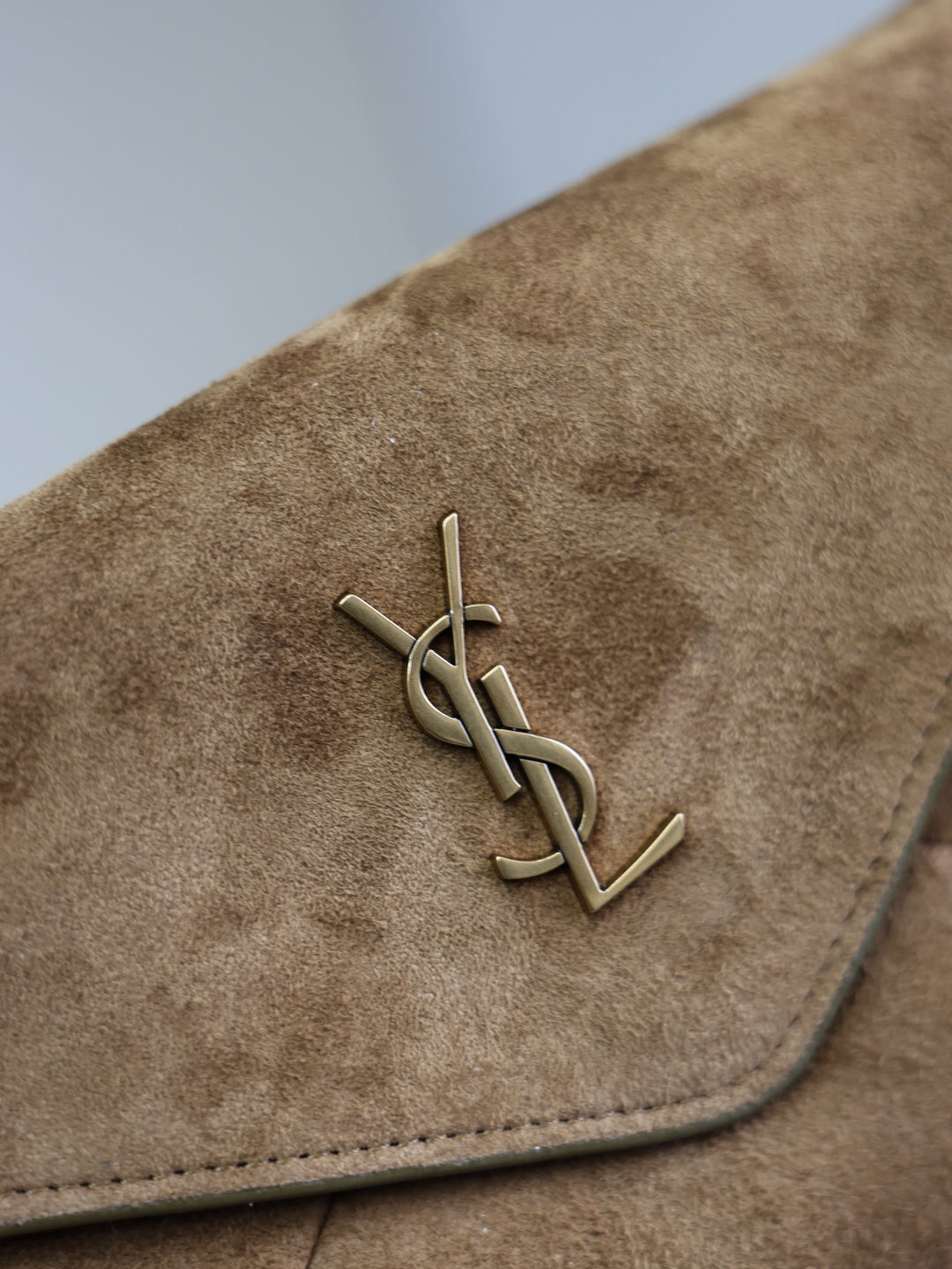 Women's Envelope Mini Bag – Camel Suede