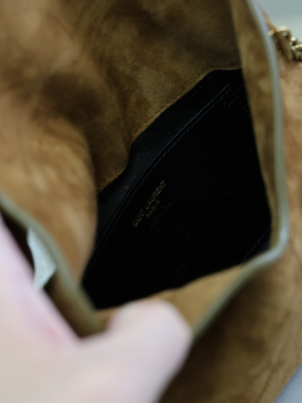 Women's Envelope Mini Bag – Camel Suede